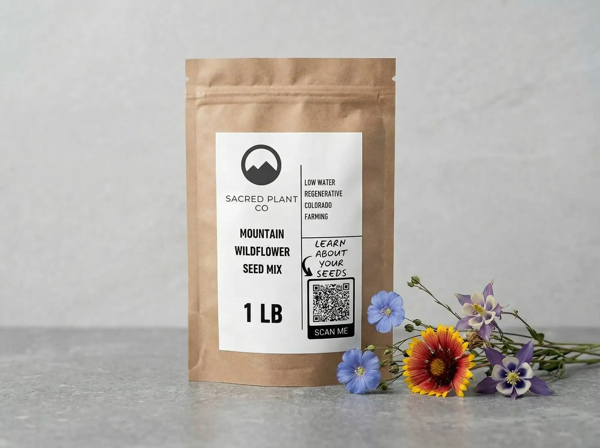 Mountain Wildflower Seed Mix – High-Elevation Blooms for Western Landscapes